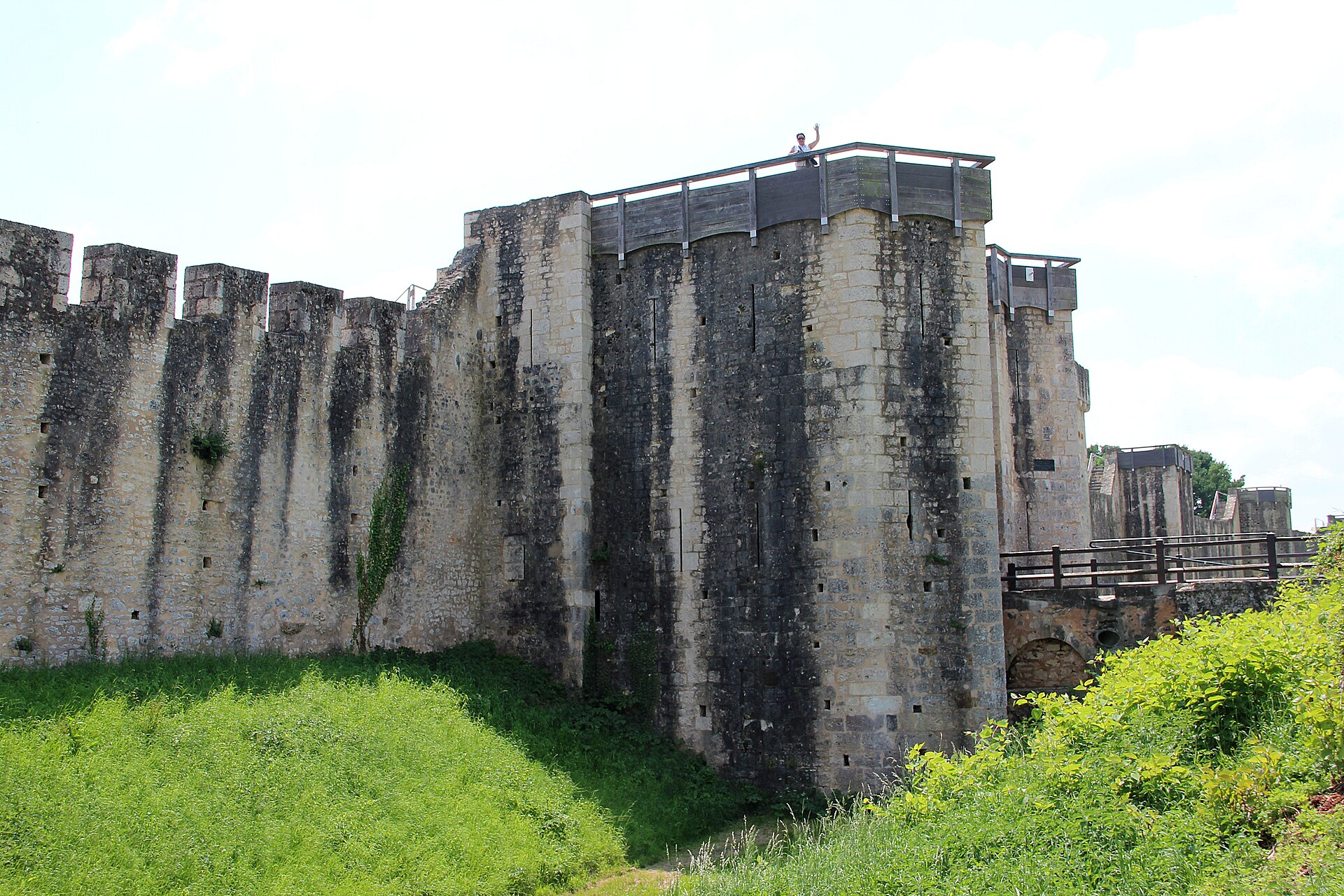 The medieval ramparts and towers of Provins